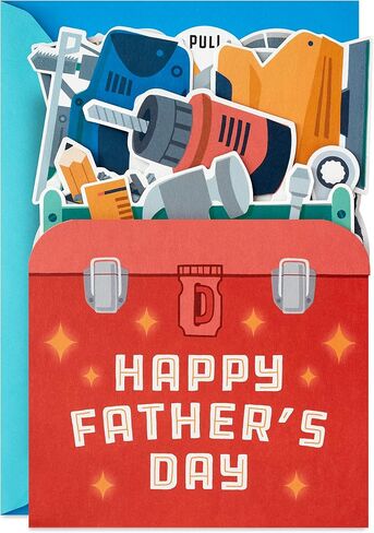 Hallmark Fathers Day Funny Pop Up Card (Power Tools) in Saudi Arabia