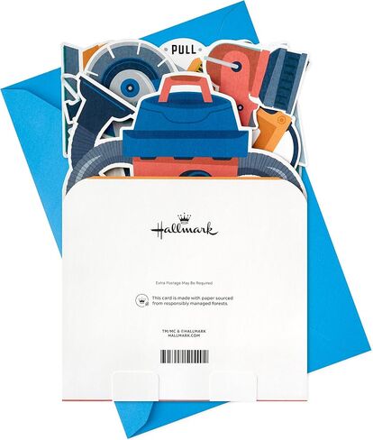 Hallmark Fathers Day Funny Pop Up Card (Power Tools) in Saudi Arabia