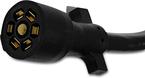 7-Way RV Standard- Trailer Side - Plug Replacement - 9 inch Length w/connectors in Saudi Arabia
