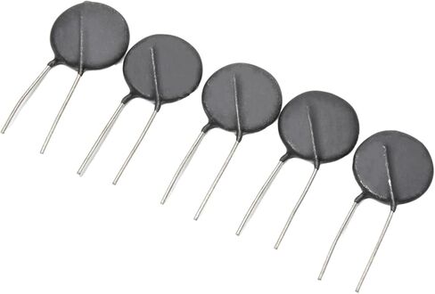 مقاومات الثرمستور NTC 8D-20 6A 8 أوم مستشعرات درجة الحرارة المحددة الحالية حزمة من 5، Aicosineg in Kuwait