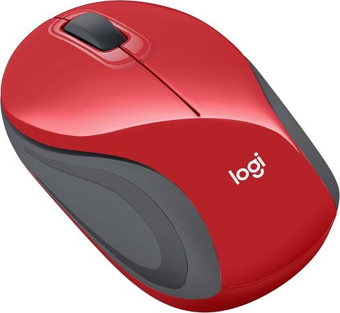 Logitech Wireless Mini Mouse M187 Ultra Portable, 1000 DPI Optical Tracking, 3-Buttons, PC/Mac/Laptop, Compatible with Most Windows and Mac - Black/White (Renewed) in Saudi Arabia