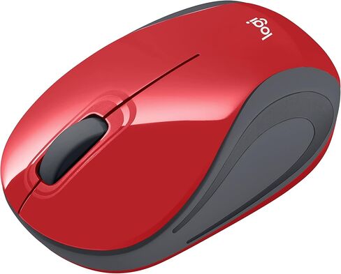 Logitech Wireless Mini Mouse M187 Ultra Portable, 1000 DPI Optical Tracking, 3-Buttons, PC/Mac/Laptop, Compatible with Most Windows and Mac - Black/White (Renewed) in Saudi Arabia