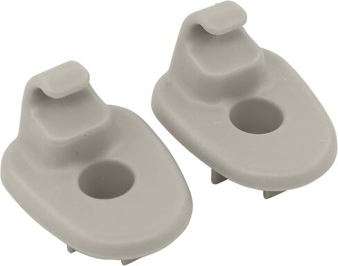 NewYall 2Pcs Grey Sun Visor Clip Retainer for Jeep Liberty 2005-2012 for Dodge Nitro 2008-2012 Gray Sunvisor Bracket 1AR26BD1AA 1AR26DW1AA in Saudi Arabia