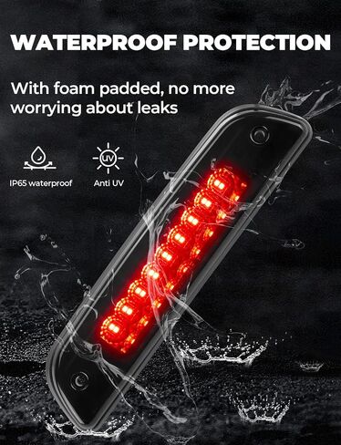 ISSYAUTO Third Brake Light Compatible with 1995-2015 Tacoma, LED 3rd Brake Light Waterproof Smoked High Mount Stop Light in Saudi Arabia