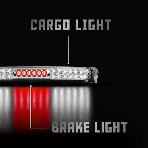 High Mount 3rd Stop Light Assemblies, Compatible with Ford 1997-2004 F150 / 2004 Heritage Third Center Cargo Reverse Rear LED Brake Light Bar Taillight (Smoke) in Saudi Arabia