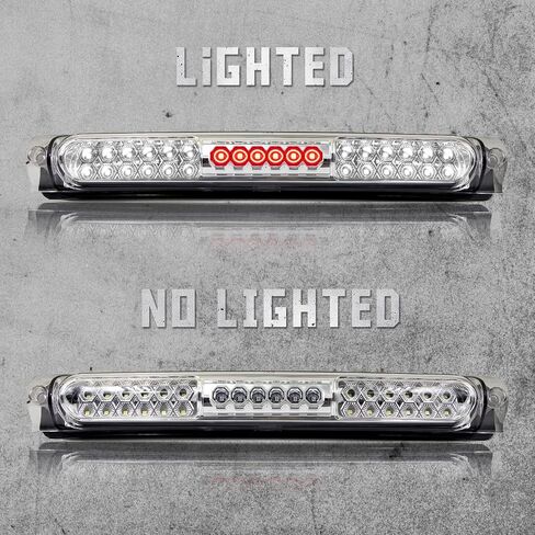 High Mount 3rd Stop Light Assemblies, Compatible with Ford 1997-2004 F150 / 2004 Heritage Third Center Cargo Reverse Rear LED Brake Light Bar Taillight (Smoke) in Saudi Arabia