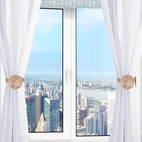 OCIOLI 2 Pack Magnetic Curtain Tiebacks, Cactus Curtain Holdbacks Curtain Tiebacks Curtain Ties Magnetic Tie Backs Curtain Pull Backs Curtain Holders Curtain Tie Backs for Curtains in Saudi Arabia