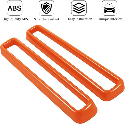 ملحقات خارجية لشبكة الشواية الأمامية تناسب دودج تشالنجر 2015-2024، قطعتين (أزرق) in Kuwait