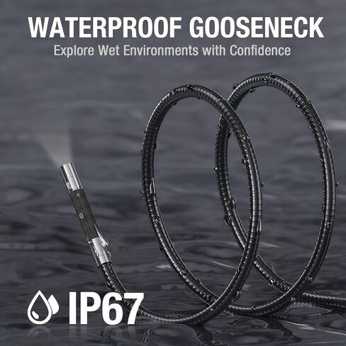 Teslong Endoscope Replacement Cable with Light, 360 Articulating Borescope Inspection Camera 6.5mm/0.24inch Waterproof Probe Compatible with NTS500, NTS300(5FT) in Saudi Arabia