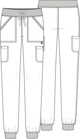 Cherokee Women Scrubs Pant Natural Rise Jogger CK249A in Saudi Arabia
