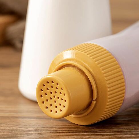 Plastic Powder Shaker with Lid, Uniform Discharge Hole Shaker, for Sifter Cocoa,Cinnamon Powder,Icing Sugar,Chocolate Coffee (11.8oz*3pcs) in Saudi Arabia