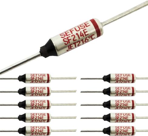 SF214E SEFUSE 10A 250V الصمامات الحرارية 216 درجة مئوية قطع حراري حزمة من 10 قطع الدائرة قطع الصمامات الحرارية in Kuwait