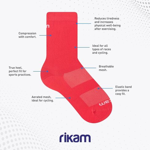 Running/Cycling/Gym Socks for Women | Crew Elastic Socks | Packs of 1, 2, 3 or 4 socks in Saudi Arabia