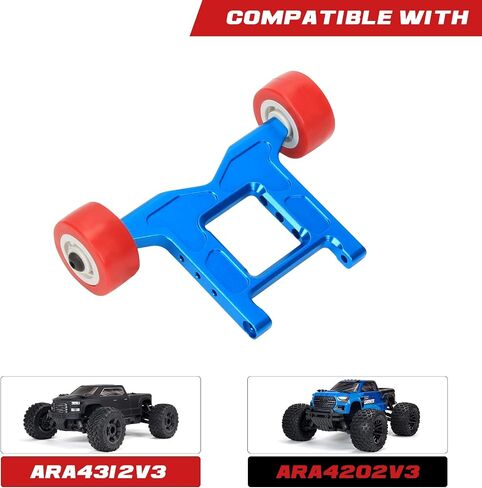 RCAWD Aluminum Alloy Wheelie Bar Set for Arrma Big Rock Arrma Granite Arrma Typhon Arrma Outcast Arrma Kraton1-10 Arrma 3s 4s Blx&Mega550 (Red) in Saudi Arabia