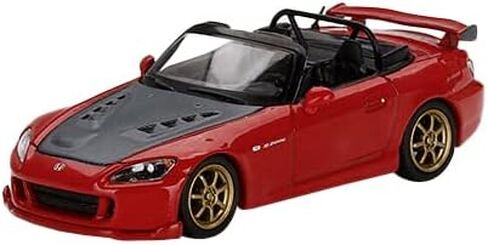 Truescale Miniatures S2000 (AP2) Mugen Convertible New Formula Red w/Carbon Hood Ltd Ed to 3600 Pieces Worldwide 1/64 Diecast Model Car by True Scale Miniatures MGT00367 in Saudi Arabia