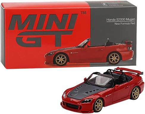 Truescale Miniatures S2000 (AP2) Mugen Convertible New Formula Red w/Carbon Hood Ltd Ed to 3600 Pieces Worldwide 1/64 Diecast Model Car by True Scale Miniatures MGT00367 in Saudi Arabia