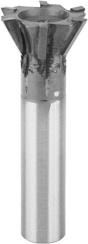 ViaGasaFamido Dovetail Groove Milling Cutter 60° 6 Flute Cutting 40mm Cutting Diameter Carbide Dovetail Cutters End Mill Straight Shank Mill Cutter in Saudi Arabia
