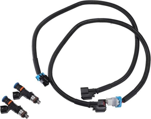 1204318 1204319 / Outer/Fuel Injector Harness for Polaris for Ranger 6x6 800 2011-2014 2016-2017 / Durable/Plastic / 1 Set/Black in Saudi Arabia