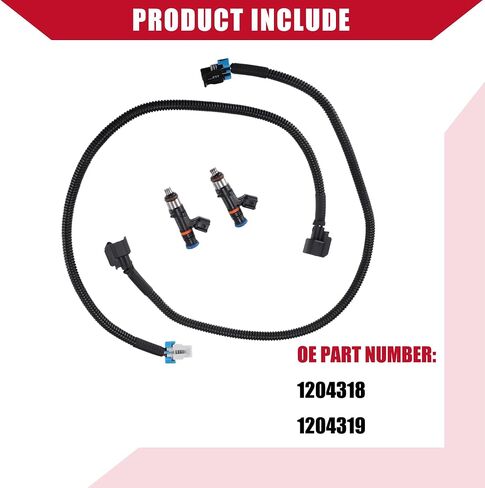 1204318 1204319 / Outer/Fuel Injector Harness for Polaris for Ranger 6x6 800 2011-2014 2016-2017 / Durable/Plastic / 1 Set/Black in Saudi Arabia