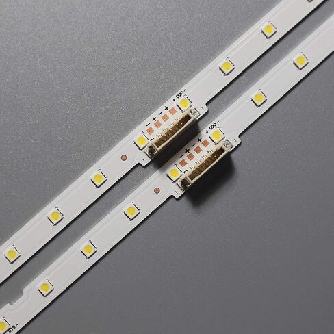 KLB 2Pcs x 50TV LED الخلفية لـ Samsung AOT_50_NU7100F_2X38_3030C V8N1-500SM0-R0 UA50NU7800 UE50NU7099 7097 7462 UE50RU7455 7459 BN96-45952A 46034A in Kuwait