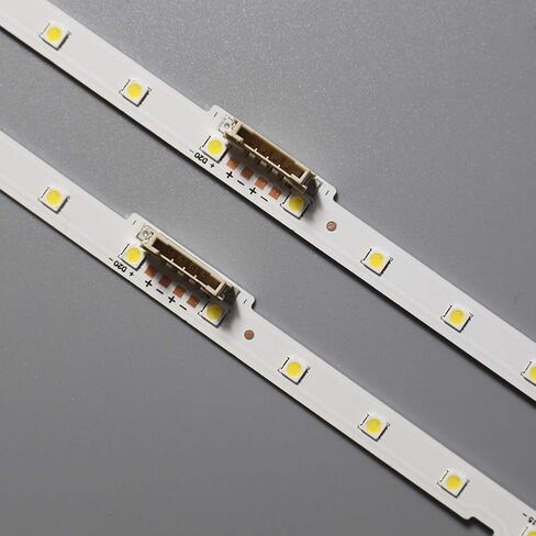 KLB 2Pcs x 50TV LED الخلفية لـ Samsung AOT_50_NU7100F_2X38_3030C V8N1-500SM0-R0 UA50NU7800 UE50NU7099 7097 7462 UE50RU7455 7459 BN96-45952A 46034A in Kuwait