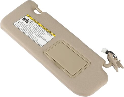 SCITOO Beige Right Passenger Side Auto Sun Visor Assembly fit for 2006-2008 for Hyundai Sonata with Sunroof in Saudi Arabia