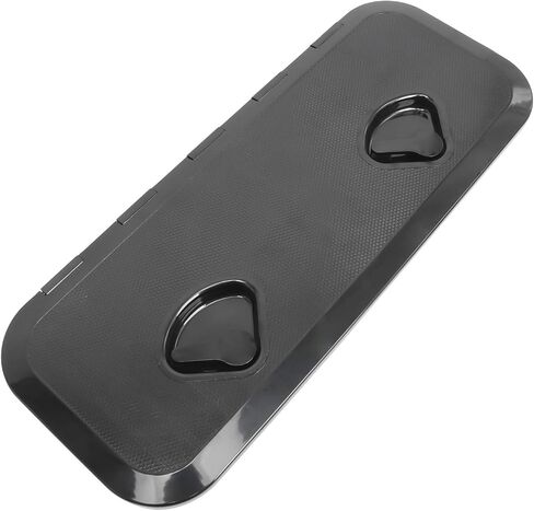 Amarine Made Boat Hatch Marine Grade Deck Hatch Access Hatch & Lid 24" x 9-5/8" for Marine Caravan RV-Black in Saudi Arabia