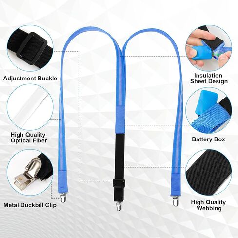 Light Up Suspenders, Glow in the Dark Suspenders, Mens Neon Outfits for Parties, DJ, EDM, 80s, Rave Outfits in Saudi Arabia
