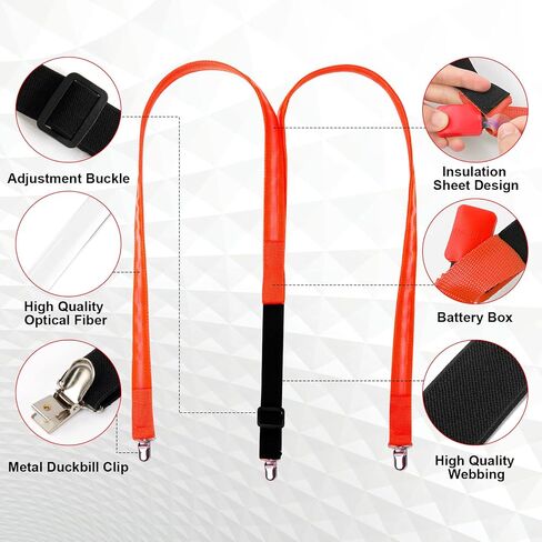 Light Up Suspenders, Glow in the Dark Suspenders, Mens Neon Outfits for Parties, DJ, EDM, 80s, Rave Outfits in Saudi Arabia