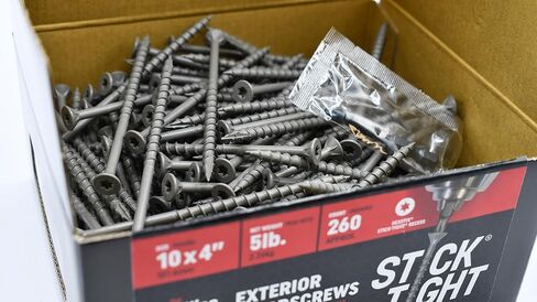 براغي خارجية PSC مقاس 5 رطل مقاس 10 × 4 بوصة - شديدة التحمل، ذاتية التنصت، براغي خشبية خارجية مقاومة للصدأ مع تقنية لاصقة محكمة (260 قطعة) in Kuwait