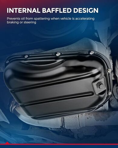 KAX 265-831 Transmission Oil Pan Replacement for 5R55E, 4R55E, 4R44E, A4LD, Ford Explorer 1991-2001, Explorer Sport Trac 2001-2005, Bronco II 1985-1990, Ranger 1985-2007 in Saudi Arabia