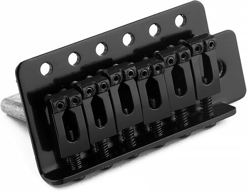 ميتالور خمر الغيتار تريمولو جسر كامل الحجم كتلة الصلب مع شريط الضربة لمدة 6 سلسلة Strat SQ نمط استبدال أجزاء الغيتار الكهربائي الأسود in Kuwait