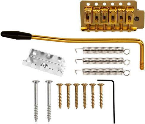 1Pack Yootones Guitar Tremolo Bridge Arm Springs Compatible with ST Fender Electric Guitar Parts Accessories (Gold) in Saudi Arabia