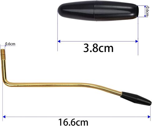 1Pack Yootones Guitar Tremolo Bridge Arm Springs Compatible with ST Fender Electric Guitar Parts Accessories (Gold) in Saudi Arabia