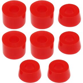 2 Sets Long Board Truck Bushings 92A Skateboard Bushings Shock Absorber Suitable for Skate Trucks Four-Wheel Skateboards
