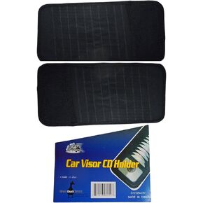 Good Old Values Car Auto Truck Sun Visor 11 CD or DVD Holder Organizer Holder Case (2 Pack)