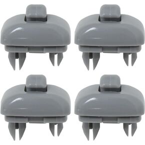 NewYall 4PCS Grey Sun Visor Clip Replacement Retainer Gray for Audi A3 A4 RS5 A5 S5 Q5 S3 RS4 S4 SQ5 TT 2005-2015 8E0857561
