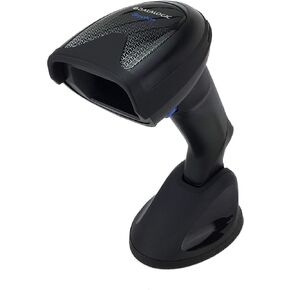 Datalogic Gryphon GD4590-BK-B All-in-One 2D Omnidirectional Reading Barcode Scanner Kit (Permanent Tilting Stand for Handheld or Presentation Mode), Includes Power Supply, RS232 Cable and USB Cable