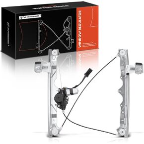 A-Premium Electric Power Window Regulator with 6-Pin Motor Compatible with Jeep Grand Cherokee 2006 2007 2008 2009 2010, Front Left Driver Side