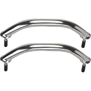 8" Grab Handle 316 Stainless Steel Handle Handrails Polished Multipurpose（2pcs）