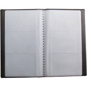 Business Card Holder PU Leather Journal Name Card Book Holder (300 cell)