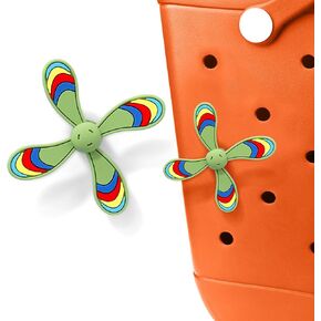 Juome Charms for Bogg Bag, Windmill Charm Accessories Compatible with Bogg Bag, Decorative Charm Inserts Compatible for Bogg Bag, Simply Southern Bogg Bag