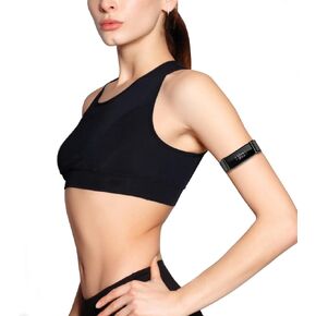 Elastic Armband for Fitbit Inspire 2, Inspire HR, Ace 3,Ace 2 Fitness Tracker Watch, Adjustable Sport Workout Women Men Stretchy Arm or Ankle Band Strap (Black)