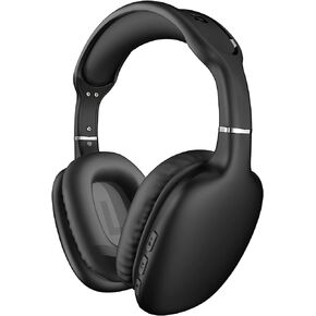 HyperGear Vibe Bluetooth Wireless Headphones - Over-Ear Wireless Headphones with Noise Isolating Fit, Built-in Mic & Controls, Memory Foam Ear Cups for Travel, Home Office, Gym & More - Black