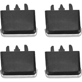 4PCS Front Row AC Vent Air Conditioning Vent Outlet Tab Clips Fit for Toyota Corolla Black