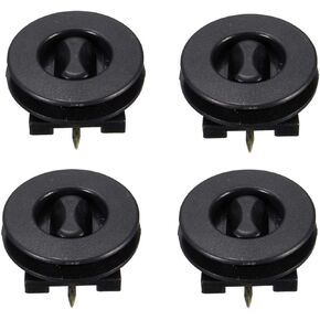 4set/12pcs Mat Carpet Clips Fixing Grips Clamps Floor Holders Sleeves Premium Black