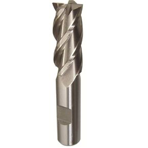 Drill America - BRCF330 11/16" X 5/8" مطحنة نهاية واحدة من الفولاذ عالي السرعة 4 فلوت، سلسلة BRC