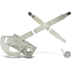 A-Premium Power Window Regulator Without Motor Compatible with Dodge D100, D150, D200, D250, D300, D350, D400, D450, Ramcharger, W100, W150, W200, W250 & Plymouth Trailduster, Front Left Driver Side