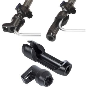 Fuel Injector Socket Set 17 mm 12 point Injector Line Removal Tool Alternative to Sl11400 fits for Ford Power Stroke 6.7L Diesel