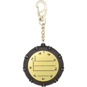 Golf Score Counter 18 Holes Tally Counter Hand Held Clicker Digit Counter Golf Numbers Clicker with Clip Keychain for Golf Accessory